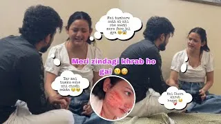 Thumbnail: Abhishek ko diya sabse bada shock 😱(acid prank on my boyfriend 💔) #likeforlikes #copyrightfree 