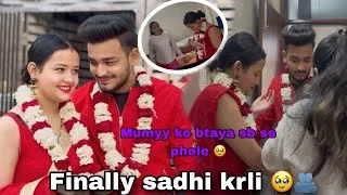 Thumbnail: ￼ part : 1 Finally, I got married ❤️🥺 (meri mummy nhi iss sadhi ke khilafa ha ￼🥺) ￼#copyrightfree 