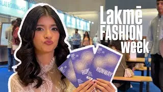 Thumbnail: First time attending Lakmē Fashion Week in Mumbai!👯‍♀️⭐️