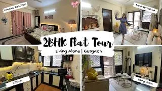 Thumbnail: 2BHK Flat Tour in Gurgaon in 2026✨ | Living Alone Girl 🎀 | Full House Setup | #housetour #gurgaon