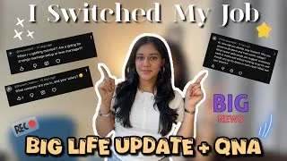 Thumbnail: I Switched to New Company 👩🏼‍💻 | Major Life Update + QnA