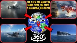 Thumbnail: VR 360° -Top 4 Real Sea Monsters Found: Bloop, Sea Eater, El Gran Maja, Red Bluste