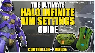 Thumbnail: The ULTIMATE Halo Infinite Aim Settings Guide