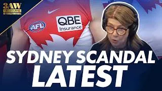 Thumbnail: Caroline Wilson delivers MAJOR UPDATE on Sydney Swans scandal | 3AW Football