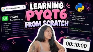 Thumbnail: tar0bunny Tries PyQt6: Countdown Timer Build