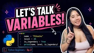 Thumbnail: Variables Explained (With Pokémon) | Learn Python for Beginners Ep. 2
