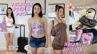 Thumbnail: Vacation Prep: Pack, Prep, & Glow Up With Me I packing tips, travel hacks, outfits, beauty appts