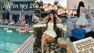 Thumbnail: life in san diego I baking, hotel lafayette, yoga, beach time, balboa park, fig tree analogy