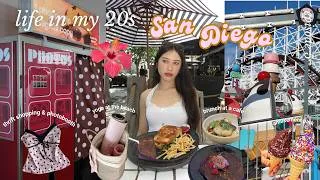 Thumbnail: living alone diaries, summer vibes in san diego I brunch, photobooths, amusement park, beach yoga