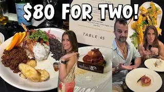 Thumbnail: 80 Years. $80 for Two. Table 45 InterContinental Hotel CLE | Tara the Foodie