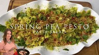 Thumbnail: Spring Pea Pesto Pasta Salad | Tara the Foodie
