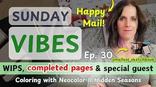Thumbnail: Sunday Vibes, WIPs, Happy Mail, Coloring