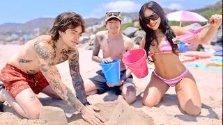 Thumbnail: Beach Day With The Boys!