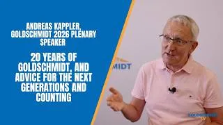 Thumbnail: 20 Goldschmidts and Counting — Andreas Kappler's Advice for the Next Generation