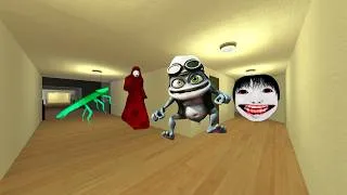 Thumbnail: CRAZY FROG, AKA MENTO, YOSHIE AND COCKROCH CHASING ME I HOTEL | #Garry's mod #Gmod #nextbots