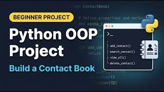 Thumbnail: Project Contact Book Object-Oriented Programming (OOP) in Python