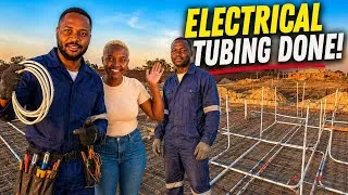 Thumbnail: Electrical Tubing Is DONE ✅! Our Dream House Is Finally Taking Shape 🇿🇼
