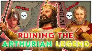 Thumbnail: DESTROYING Arthur and Merlin in THE WINTER KING | Crusader Kings 3 GIGACHAD STORY
