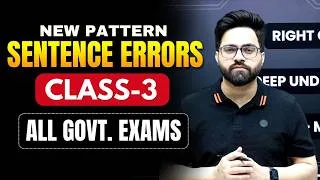 Thumbnail: Errors | New Pattern | Level - 3 | SSC CGL/CHSL/CPO/MTS | Bank PO/Clerk | NDA/CDS | Tarun Grover