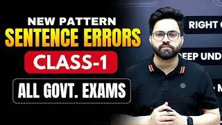 Thumbnail: Errors | New Pattern | Level - 1 | SSC CGL/CHSL/CPO/MTS | Bank PO/Clerk | NDA/CDS | Tarun Grover