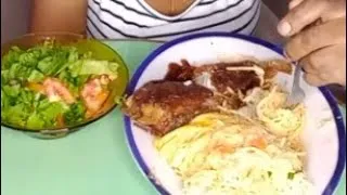 Thumbnail: Homemade BBQ fried fish with spaghetti 