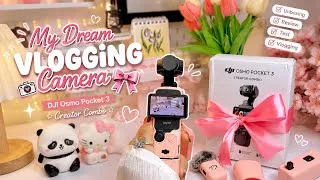 Thumbnail: My Dream Camera is Finally Here!🎀 DJI Osmo Pocket 3 Creator Combo🌸