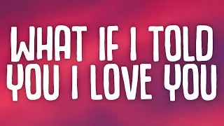 Thumbnail: Ali Gatie - What If I Told You That I Love You (Lyrics)