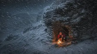 Thumbnail: Surviving a Blizzard in a Hidden Rock Shelter
