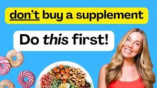Thumbnail: Change Your Nutrition Before You Buy Supplements! Dietitian Tips