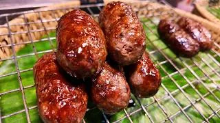 Thumbnail: Amazing Thai Grilled Sausages at a Busy Night Market