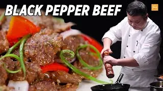 Thumbnail: Easy beef recipe - Black Pepper Beef Stir Fry | Amazing knife skills • Taste Show