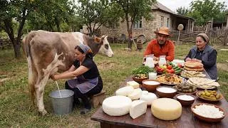Thumbnail: Foreign Guests Came to the Village — She Prepared Fresh Cheese and Dairy Products!