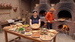Thumbnail: One Azerbaijani Woman Cooked 18 Traditional Dishes Using Only Fire, Tandoor and Saj