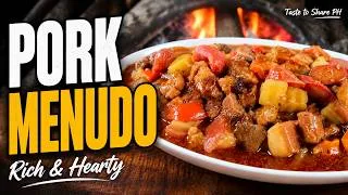 Thumbnail: Filipino Pork Menudo Recipe | How to Cook Menudo Step by Step💯👌  How to Make Delicious Pork Menudo