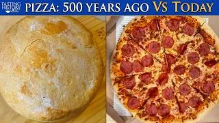 Thumbnail: WHAT PIZZA LOOKED LIKE 500 YEARS AGO VS TODAY | Tasting History with Max Miller