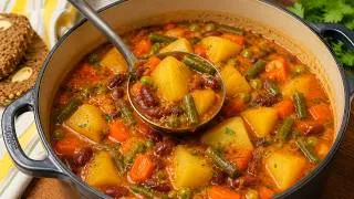 Thumbnail: My mom taught me how to make this delicious rustic soup — all in one pot 🍲🥔🥕