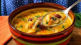 Thumbnail: 🧀 Die leckerste Käsesuppe mit Bohnen und Pilzen – in nur 20 Minuten fertig