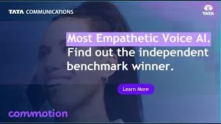 Thumbnail: Commotion Voice AI Outperforms Competitors in Independent Benchmark | Tata Communications