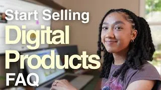 Thumbnail: How to Sell Digital Products in 2026 | Beginner FAQ