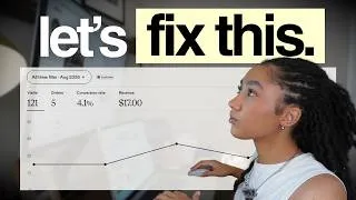 Thumbnail: how im fixing this etsy shop to get sales (even in a popular niche)