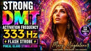 Thumbnail: Mary Magdalene DMT Activation | Flash Strobe Pineal Gland Stimulation Psychedelic