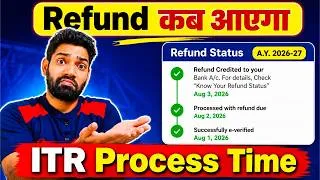 Thumbnail: Income Tax Refund Kab Aayega 2026-27? | ITR Not Processed | Kitne din me process hoga?