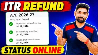 Thumbnail: ITR Status Check Online 2026-27 | Income Tax Refund Status Kaise Check Kare | Refund Kab Aayega?