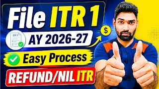 Thumbnail: ITR 1 Filing 2026-27 | NIL ITR Filing | Salary and Other Sources
