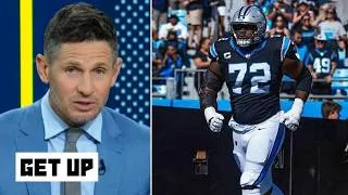 Thumbnail: GET UP | Disaster Brewing? Taylor Moton's expected absence sparks major Panthers O-Line fears