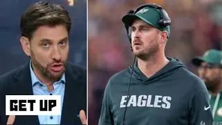 Thumbnail: GET UP | Mike Greenberg questions Eagles bold trust in rookie OC Sean Mannion