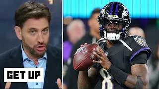 Thumbnail: GET UP | Lamar Jackson DROPS in NFL Top 100?? Ravens fans ưon't believe this! - Greenberg reacts