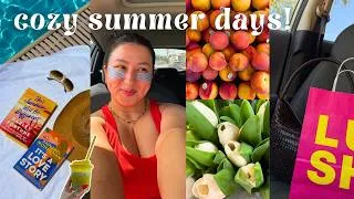 Thumbnail: the ultimate end of *summer* vlog ☀️🍑 | pool days, summer reads, yoga & matcha