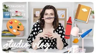 Thumbnail: MUST-HAVE ART MATERIALS | All of my favorite traditional art tools! 🎨