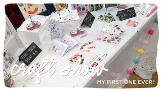 Thumbnail: My First Craft Show Experience | My Set Up, Selling Art, & How It Went! 🛒🎨